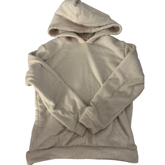 32 Degrees Heat white cozy fleece hoodie 7/8 - Picture 1 of 3